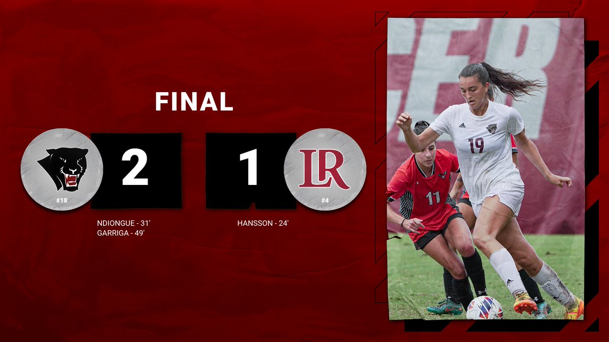 FloridaTechWSOC's tweet photo. Panthers win!! 

In a 2021 Elite Eight rematch, Tech comes out on top 2-1! https://t.co/uEAhtq8k84