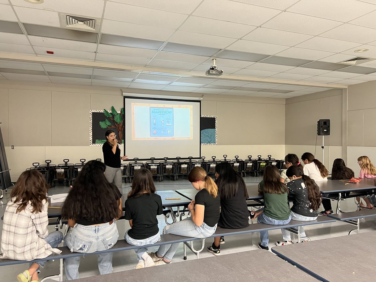 BES_VP's tweet photo. Thank you @RayaneS40494817 for presenting to our 4th-6th grade girls about relational aggression #bsdstrong #togetherweareburton https://t.co/XLzKu5PUBG
