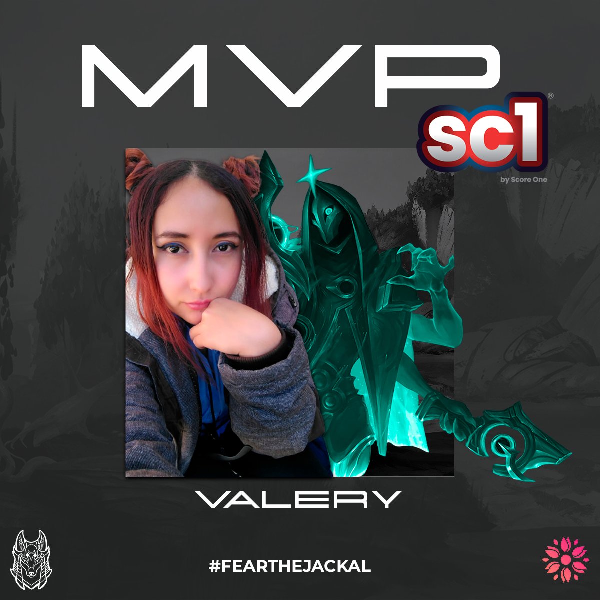 AnubisEsFem's tweet photo. 💛| MVP
Con una gran victoria en contra de las chicas de @TAB_Alliance les presentamos a la MVP de esa partida.
¡Felicidades a Valery! Con un posicionamiento increíble y haciendo todo el daño necesario para poder llevar al equipo a la victoria.
#GoANS #ANSWin #GoNemesis https://t.co/CE9a17z5W1
