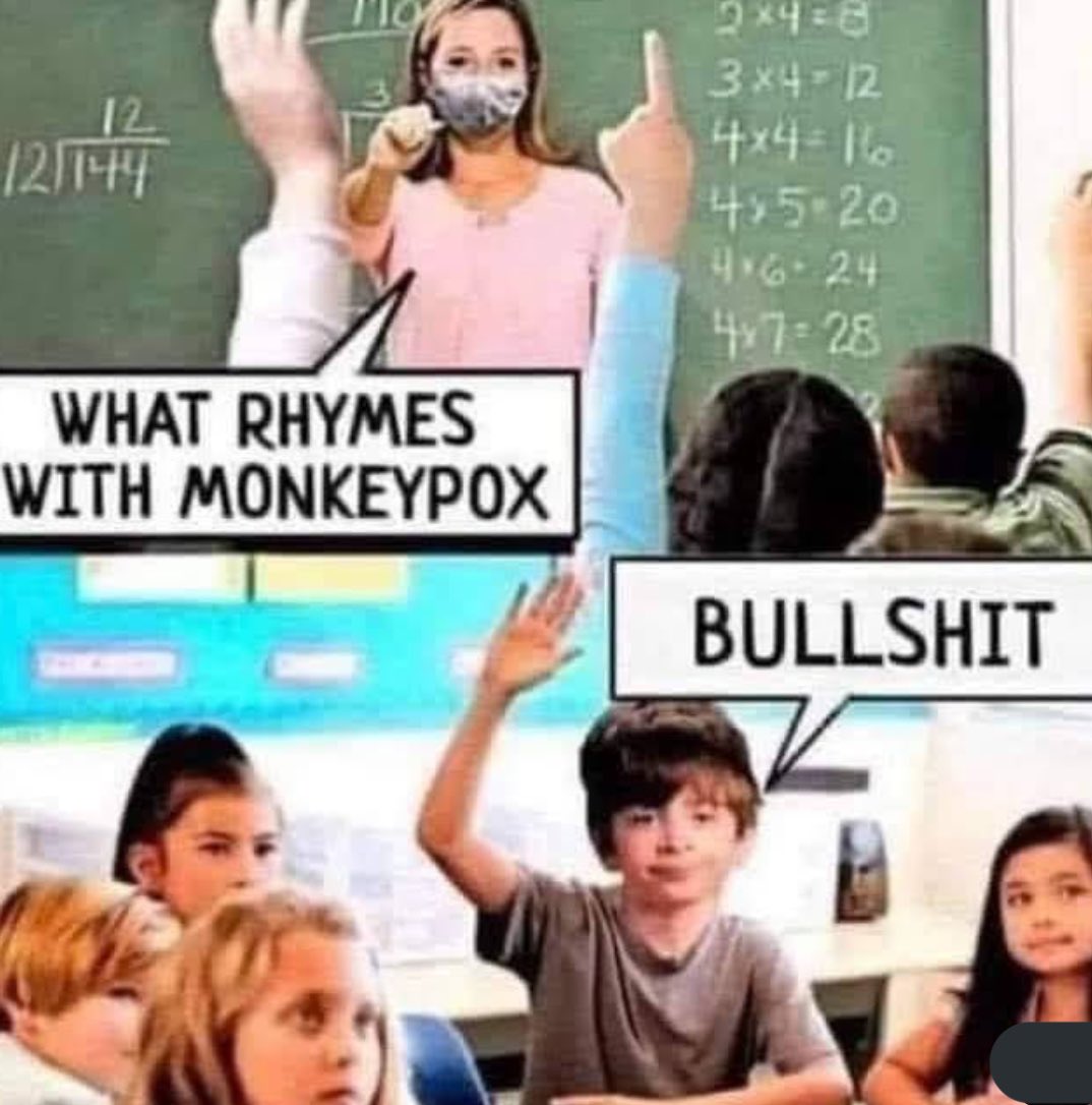 Kids spitting facts as usual! 👌💪 #Monkeypox #TrudeauTheHypocrite