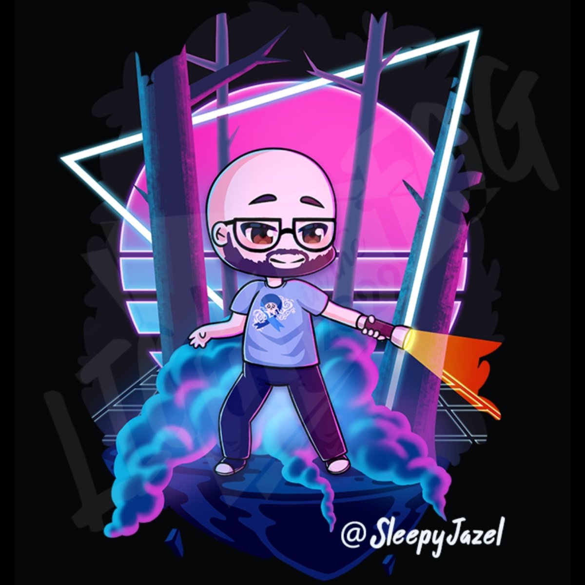 LITFDbDEvent's tweet photo. We're proud to announce our 2022 Light in the Fog branding and ART/MERCH WINNERS! 

Items with these images will be available during the event!

Congratulations to our winners @sleepyjazel , @Evariste_Ink &amp; @beccatheknight ! 🥳💙

#DeadbyDaylight #intothefog #lightinthefogevent https://t.co/uSOKF6pyVb
