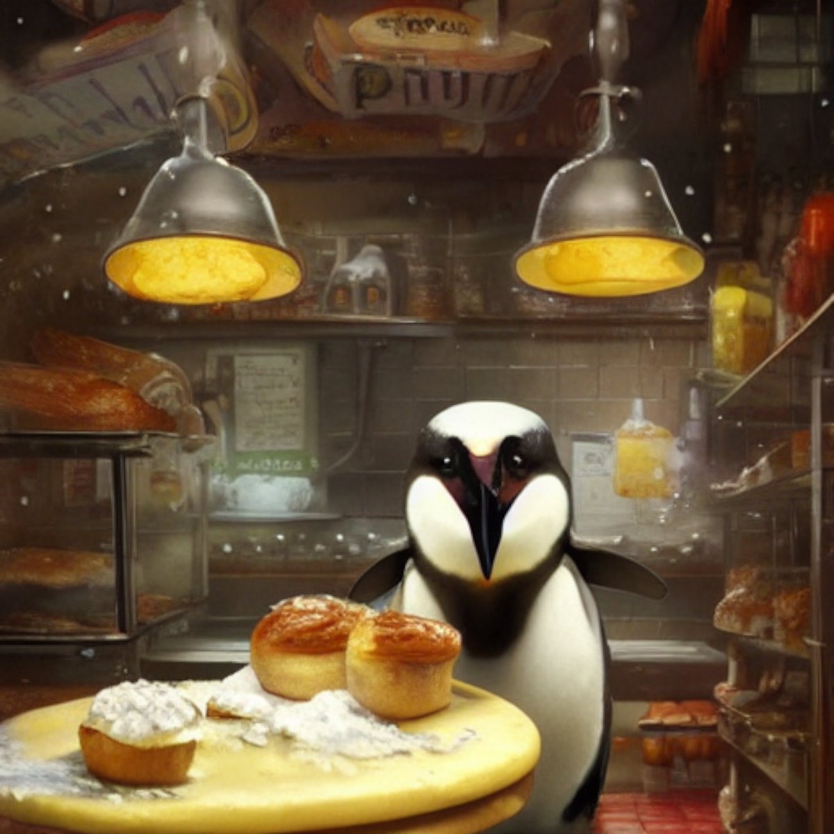 🚨 I have just listed for auction both the pandas playing poker and the penguin in the bakery

🔥 On my collection "AI is Fun" on Foundation

💎 They are both unique 1/1 arts with reserve 0.07 $ETH

Links ⤵️