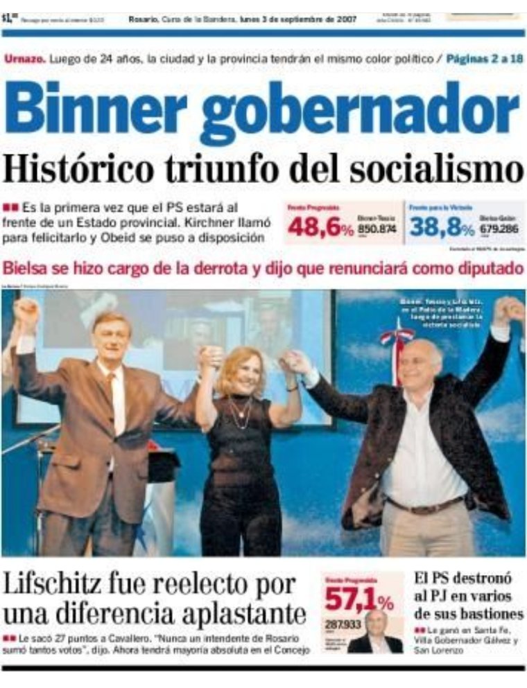 ClaraGarcia_SF's tweet photo. Hace hoy 15 años, Hermes Binner ganaba las elecciones y se convertía en el primer gobernador socialista de Santa Fe y el país. Su energía y su capacidad de gestión marcaron camino en la transformación de la provincia. Más que nunca, su huella y su legado nos fortalecen e iluminan https://t.co/JNTgd4smiS