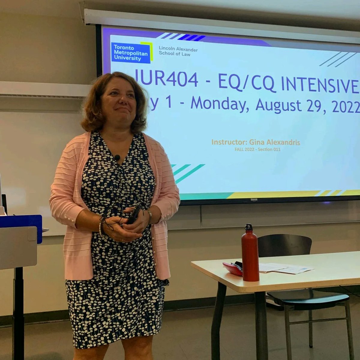 Much appreciation from the Zannes Law team to <a href="/GinaAlexandris/">Gina Alexandris</a> for inviting our founder <a href="/zanneslaw/">Madaline Zannes</a> as an assessor for 3rd year law students, for the @LincAlexLawTMU Intensive on Emotional and Cultural Intelligence (EQCQ) ⚖️ <a href="/TorontoMet/">Toronto Metropolitan University</a>

Fantastic work! 👏👏👏 

#lawtwitter #lawyer
