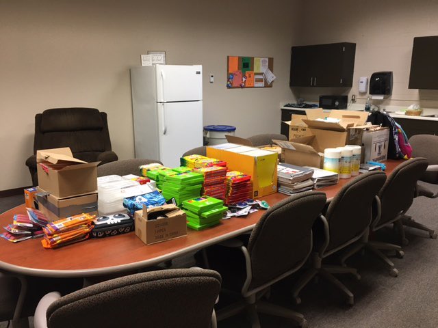 GryglaSchool's tweet photo. A big THANK YOU to the Bjerklie and Quam Families for their donation of School and Classroom supplies in honor of Ryan Bjerklie and Jacob Quam.

The yearly supply drive is organized by Renae Marquis, Cheryl Bjerklie, and Donna Quam https://t.co/NukHDNcTQb