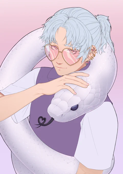 Rendered the snake today… I'm gonna finish this I stg 