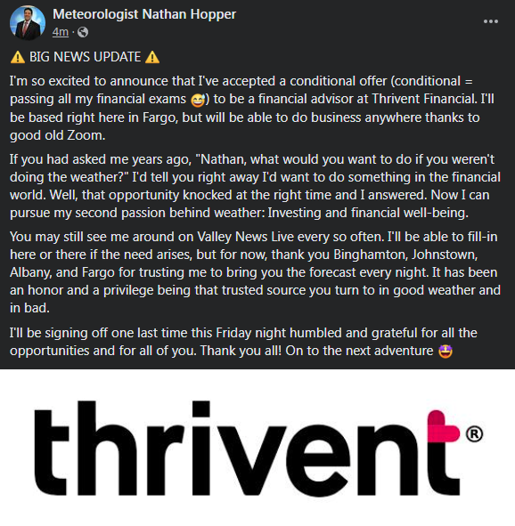 Meteorologist Nathan Hopper tweet media