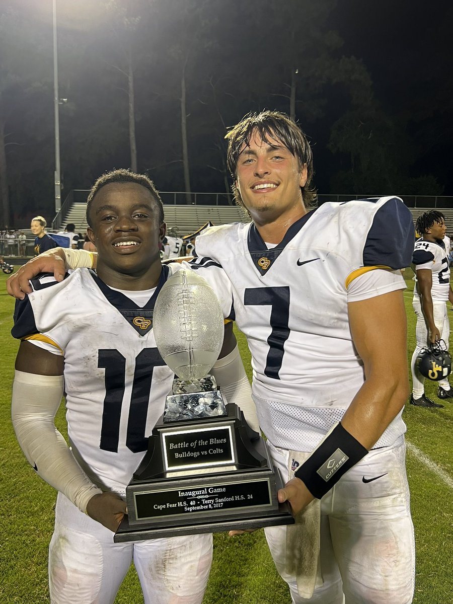 Cape Fear running back Favour Murtala (<a href="/FavourMurtala/">Favour Murtala</a>) and quarterback Cole Wilson (<a href="/ColeWilson_7/">Cole Wilson</a>) are my players of the game #run910