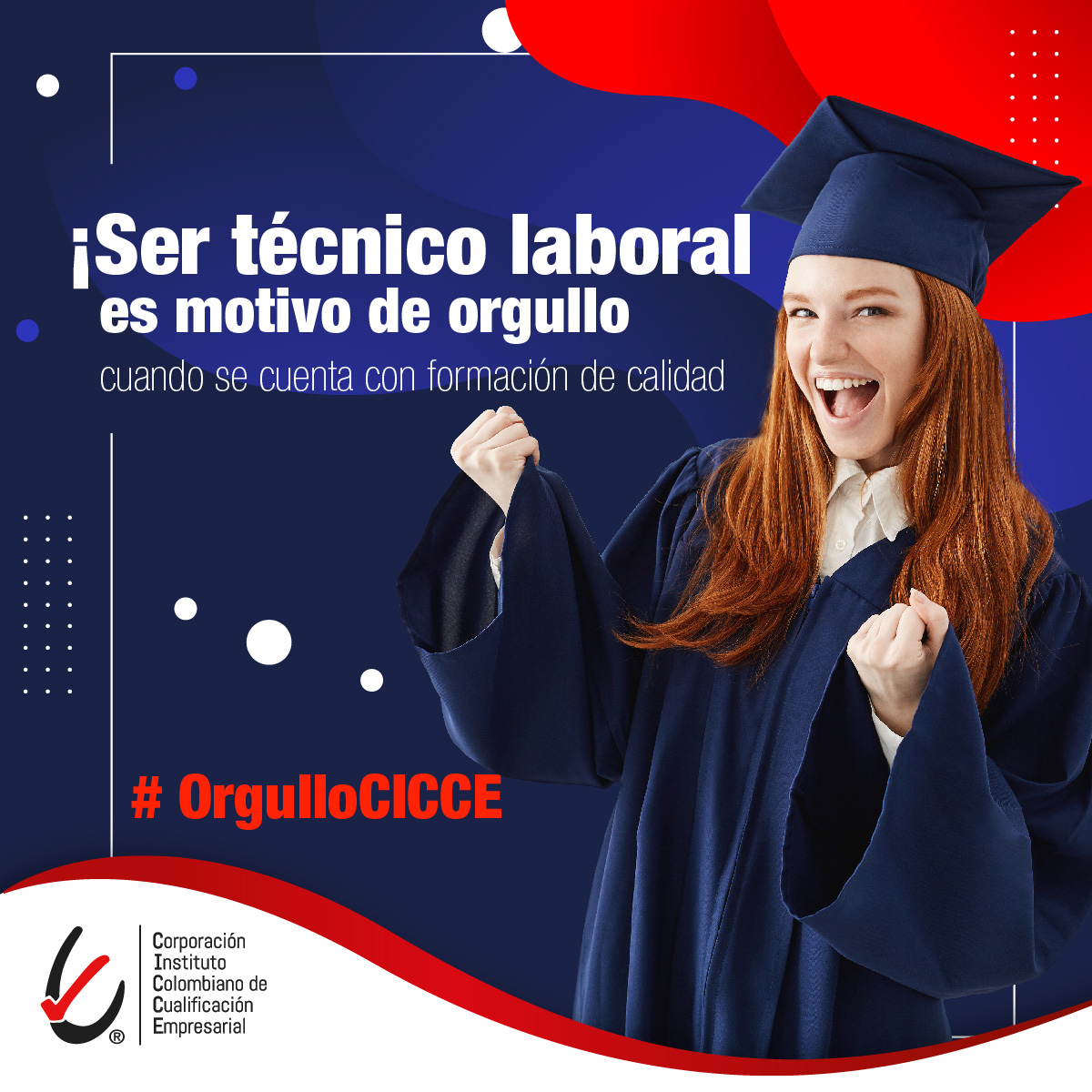 corpcicce's tweet photo. ¡Ser 🎓técnico laboral🎓 es motivo de orgullo cuando se cuenta con formación de calidad, y en CICCE la encuentras! Todos nuestros programas técnicos laborales cuentan con certificados de calidad✅

¡Estudiar con nosotros es una decisión que cambiará tu vida! https://t.co/UxxY5vaf7M