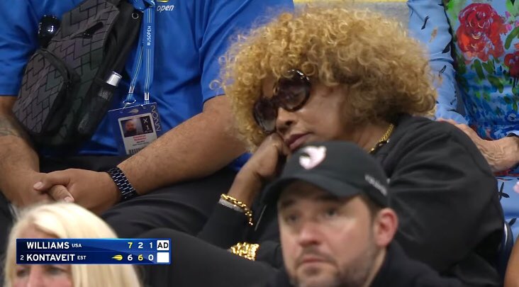 OneTwoTam's tweet image. I’m really gonna miss her... #oracene  #serena #serenawilliams #usopen