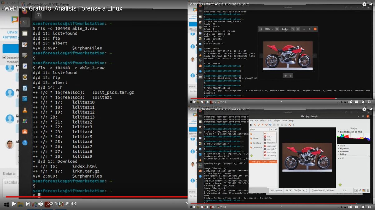 Alonso_ReYDeS's tweet photo. El Webinar Gratuito: "Análisis Forense a Linux" está disponible en video. #cybersecurity #hacking #readteam #bugbounty #forensics #osint ✌ https://t.co/npHBGASCAF https://t.co/BFmmWyEaKg