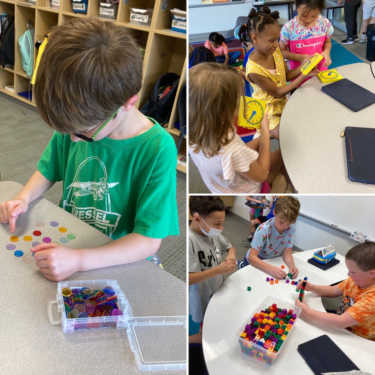 MsPGrade3's tweet photo. We had so much fun this week exploring math tools and reviewing skills with games. They love @gimkit! https://t.co/74kR0WMRYB