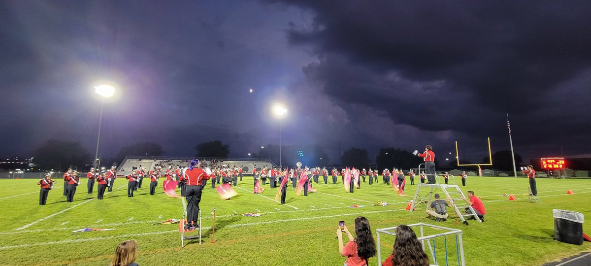 JMBands's tweet photo. Friday Night Lightning @JMRocketFB @JMHSTailgating https://t.co/J9PH7UWgJD
