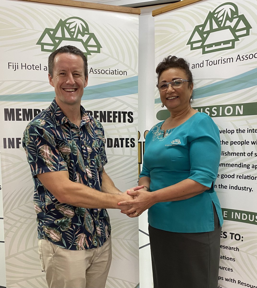 ddewarNZ's tweet photo. @NZTEnews has signed on as ๐
sponsor of the @FHTA_Fiji #HOTEC Trade show and Tourism Talanoa on 27 & 28 October 2022.
Weโre looking forward to bringing a taste of #Aotearoa to #Fiji and showcasing the flavours and products of New Zealand, which are all #NZMadewithCare https://t.co/bxq3WknrY2