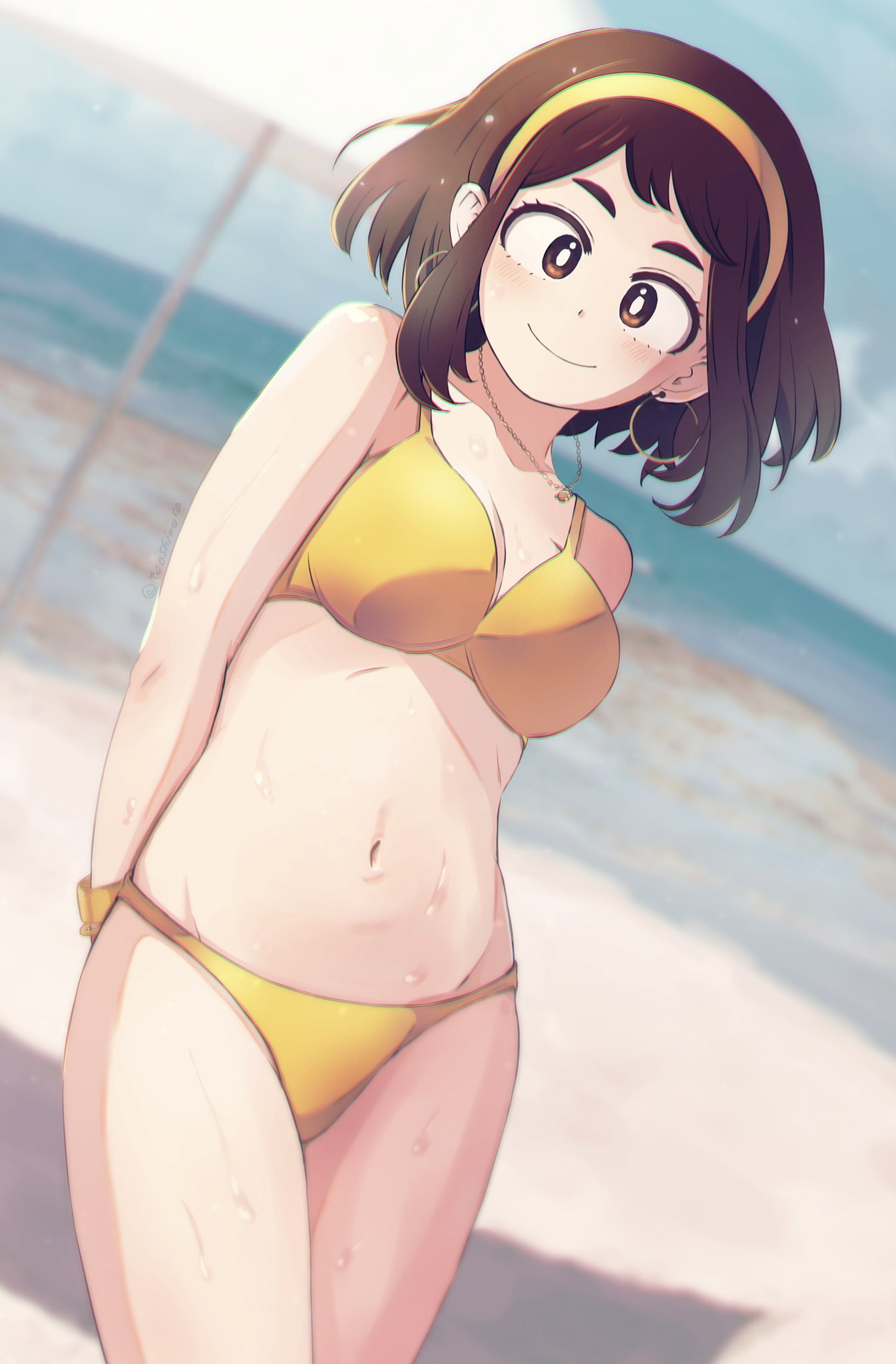 Nomsoo on X: Ochako Uraraka Por: tooshiro10 t.coFvp4YsXPqN  X