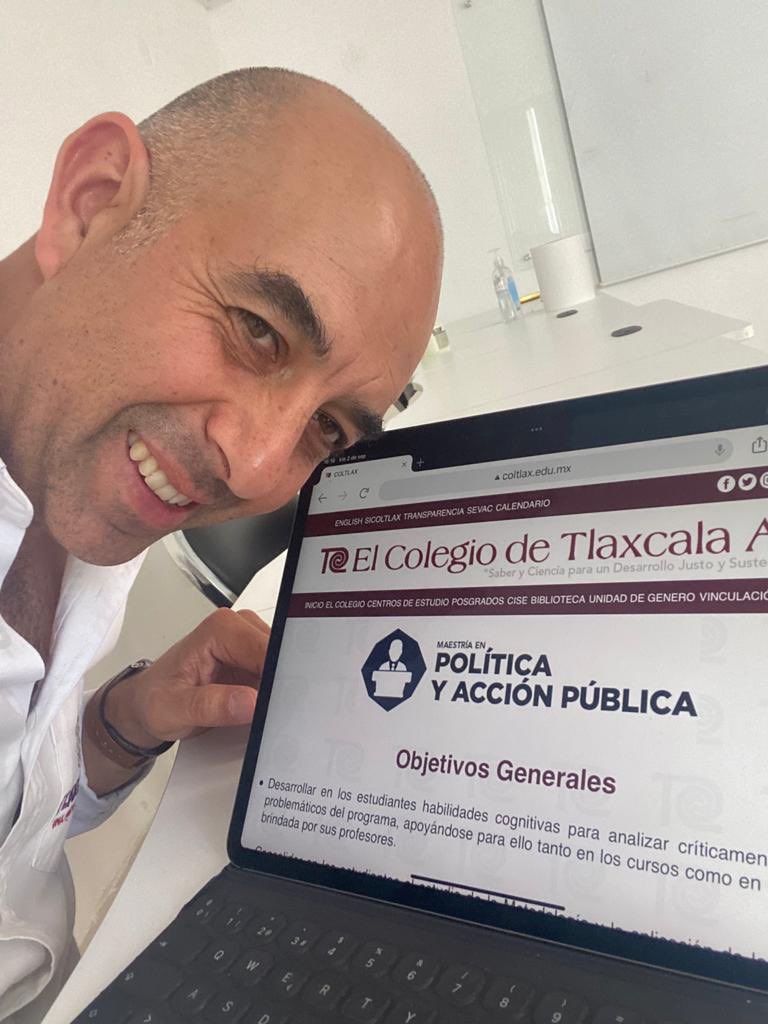 dgtapiamx's tweet photo. Contento por esta gran oportunidad 
#Coltlax 
#maestria https://t.co/7Kq6Me7hEt
