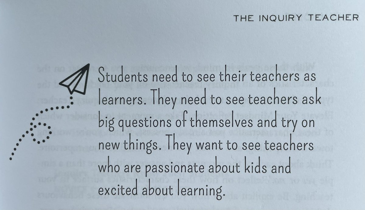 #soimportant Students are watching teachers always. @trev_mackenzie #inquirymindset