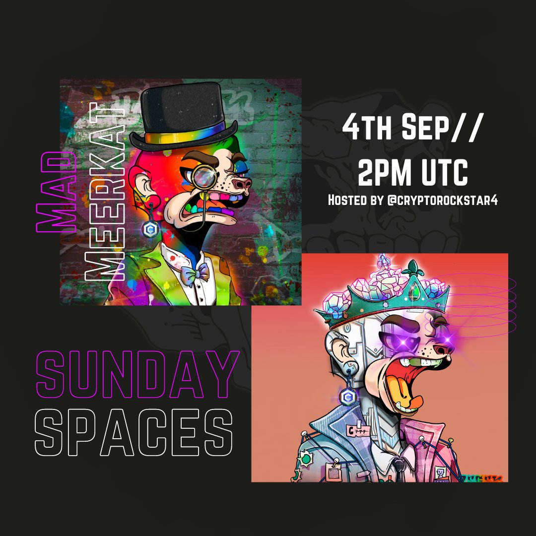 Thought we'd come say hi. See you there Mad Kats.
#MAD4LIFE

<a href="/mad_canvas/">The Canvas</a> <a href="/cryptorockstar/"></a> 

x.com/i/spaces/1YpKk…