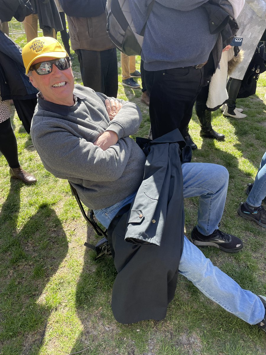 GrantNeilson's tweet photo. In line with Dad for Collingwood vs Geelong. Just the one chair though, bit of a stitch up. #mcc #mcg https://t.co/c5hlTgmsia