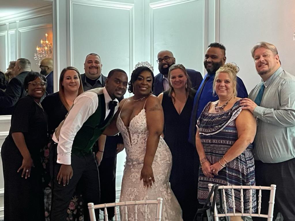 Philly2Chicago's tweet photo. What an incredible celebration tonight!! @RaShanda_B @HirdChris @OpsMasterMind @ChrisTracy81 Thank you Jewelia for sharing your special day with us!! ๐๐ค #SprintFam https://t.co/mKXiWBub74