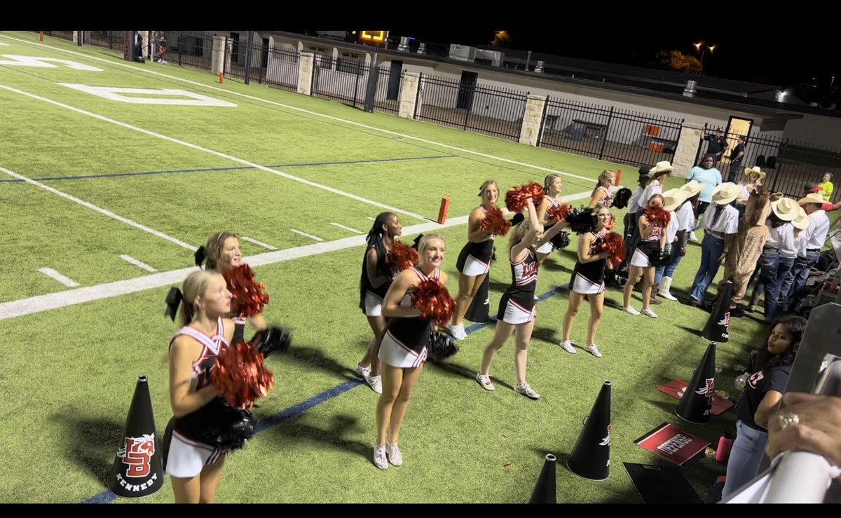 Friday night lights! First home game a first win! Let’s go BRONCOS!