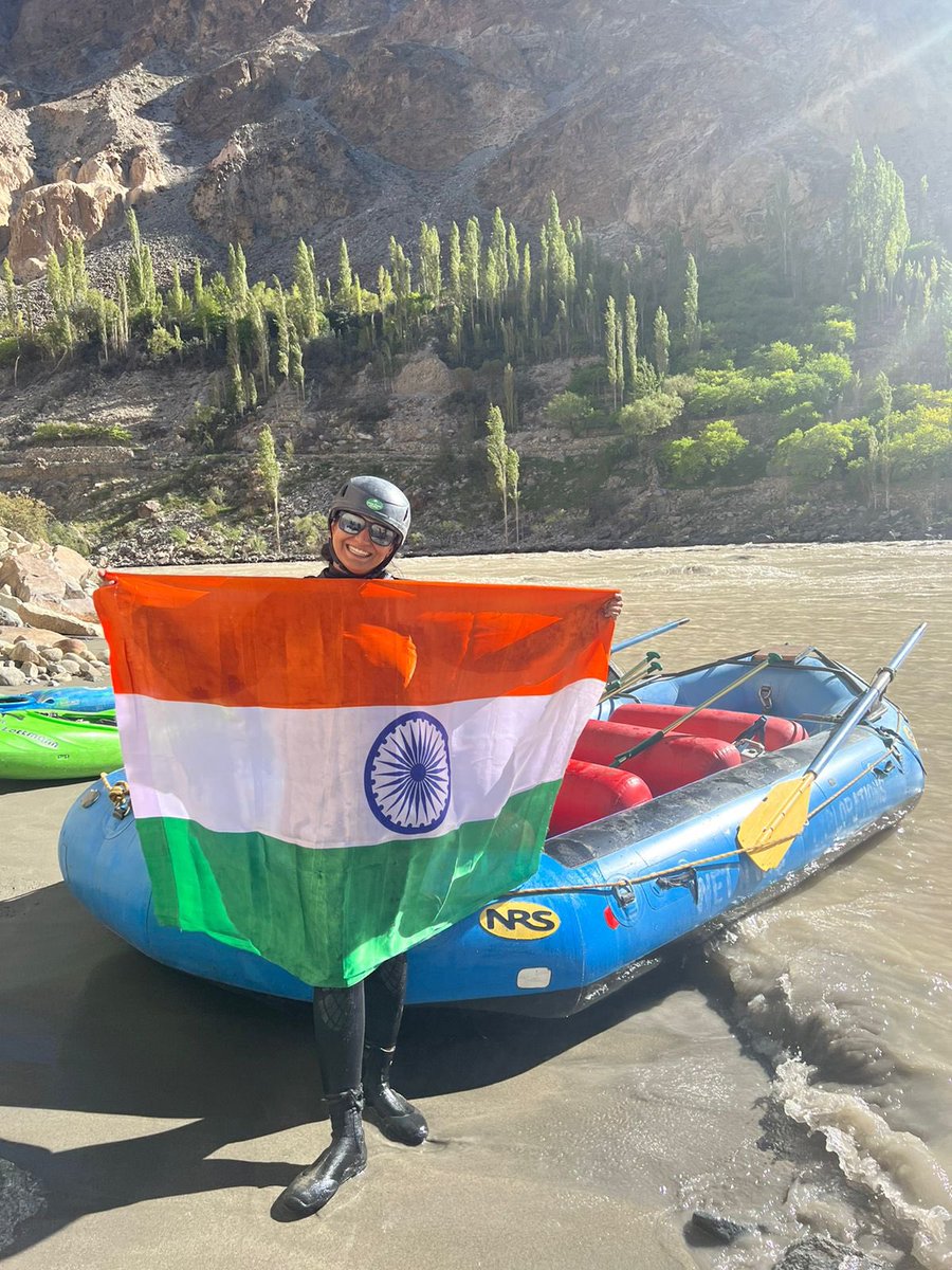 suhasini024's tweet photo. We have successfully completed our longest rafting expedition on River Indus- Indus Calling’. Thank you everyone for profound wishes and blessings! Thank you @gssjodhpur ji for being the guiding light for the team!!
#Induscalling https://t.co/H8xGbBGOSX