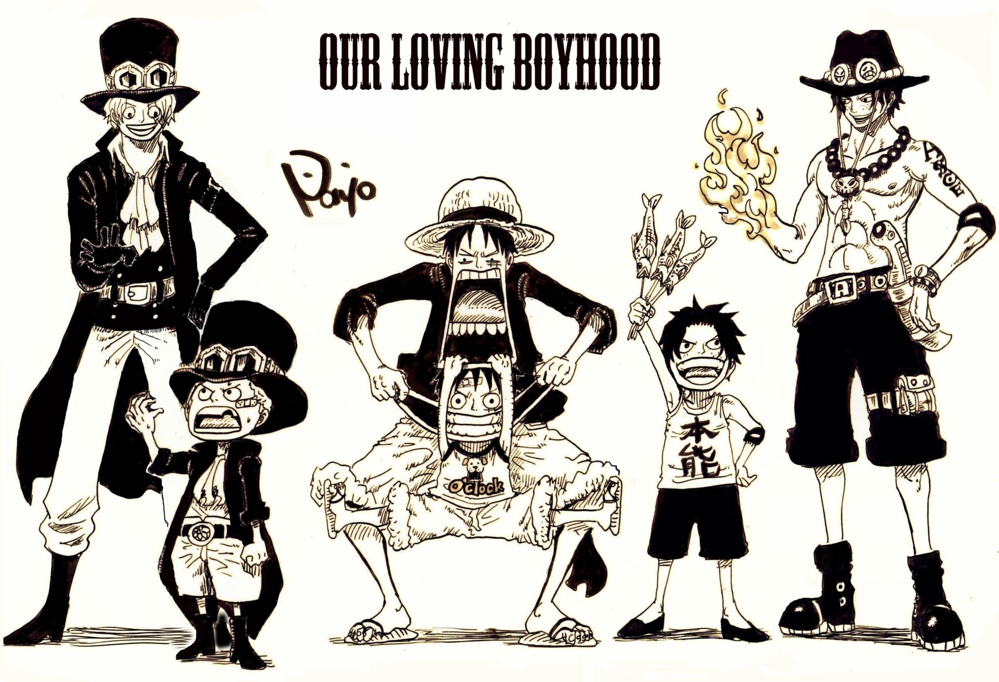 ぽにお Ponio Our Loving Boyhood ワンピース Onepiece T Co Obvmxuwc6c Twitter