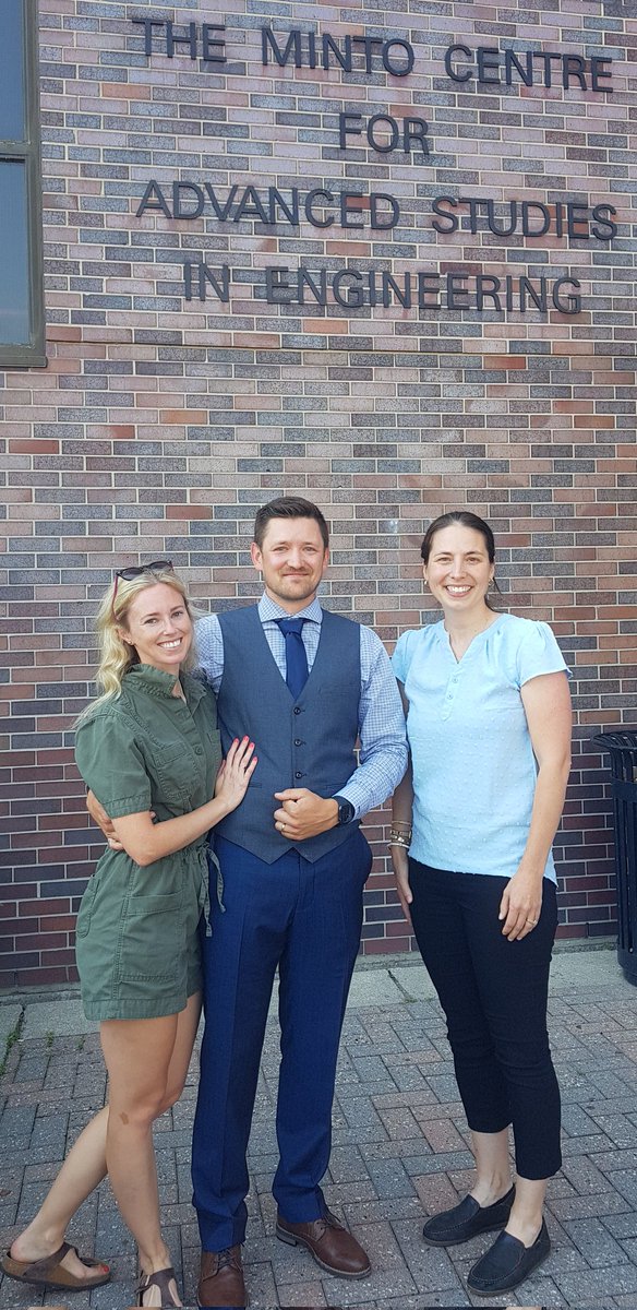 AliCon4boys's tweet photo. So very incredibly proud.  Married to our beautiful Alley on Aug 13 and defended his PhD thesis today.
We can now say "there's a doctor in the house".
Congratulations Brock and Alley.  Couldn't be more proud💖 https://t.co/cGg4VJExm0