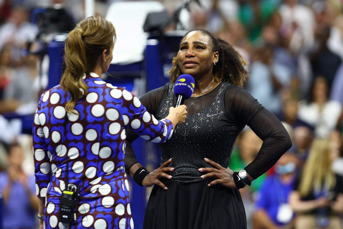 TennisChannel's tweet photo. "There would be no Serena Williams without Venus." 🥹

#USOpen https://t.co/TQvss7f2sk