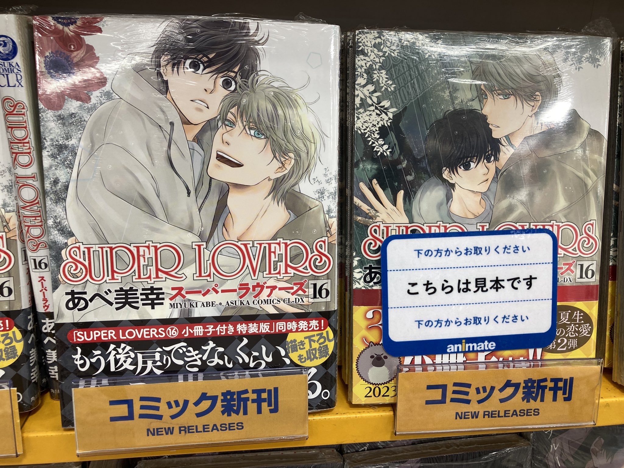 Super Lovers 16巻 あべ美幸 アニメイト特典 うちわ Central Pk
