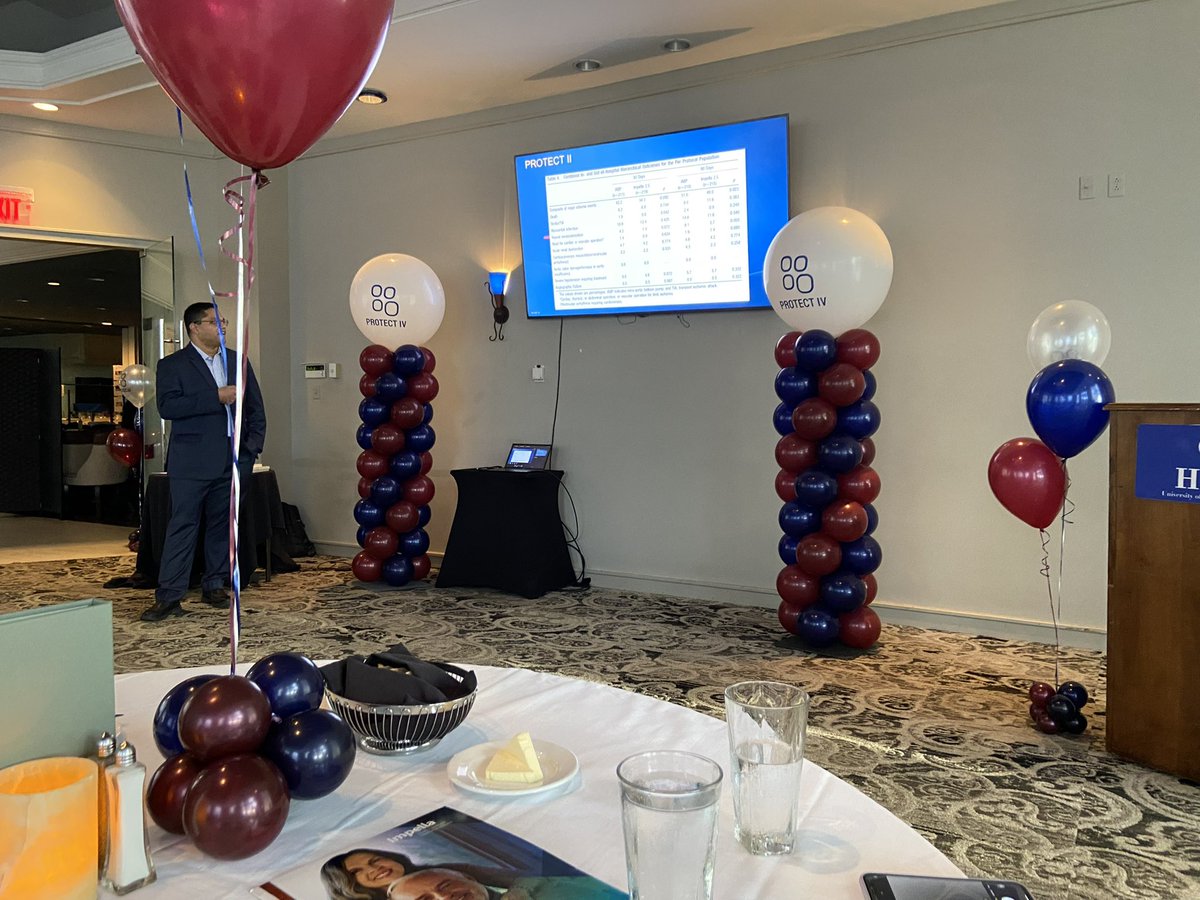 matheenkhuddus's tweet photo. Exciting week at #TCAVI as we kickoff #PROTECT4. Had a great kickoff event early in the week led by site PI @RojaPondicherry. Finished the week with one patient in the trial and another in the registry. Lots of excitement to be participating in this very important trial @DrSethdb https://t.co/Ke71ZLie5p