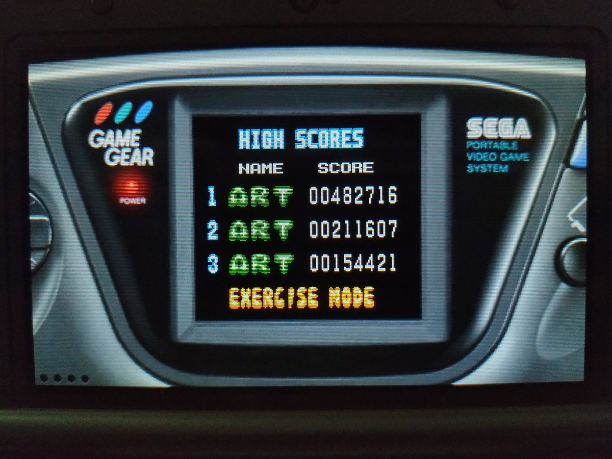StarWarrior_30's tweet photo. Mean Bean Record Update
#MeanBeanMachine #PuyoPuyo #NewNintendo3DSXL #GameGear #SEGA #Records https://t.co/Ori2afeszF
