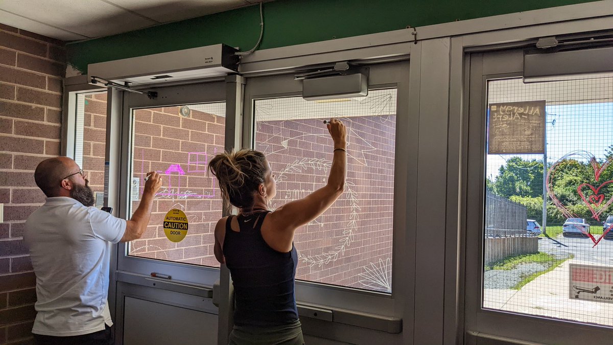 THendersonEd's tweet photo. @GBES_hrce- staff are getting ready for students. 😊 Welcome back!!! @TashaMiddleto12 @optimus_primary https://t.co/RscG1bhmSK