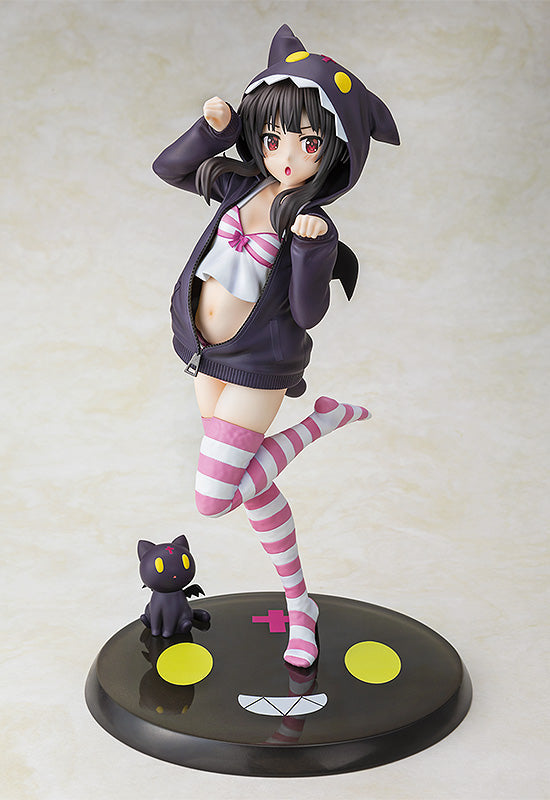 ShopCrunchyroll's tweet image. Megumin is ready for a cozy night in! ✨💤

Megumin is the first installment in the Hoodie☆Look series by CAWorks, wearing a removable hoodie inspired by the cat Chomusuke! 🐈‍⬛

Also includes different parts for a unique pose! ✌️

GET: got.cr/meguminhoodie-…