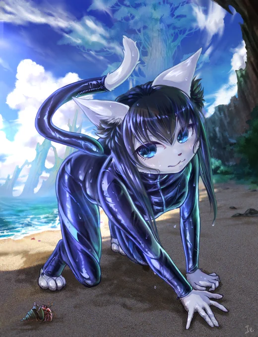 姫君と避暑(再掲)#KeMoFan 