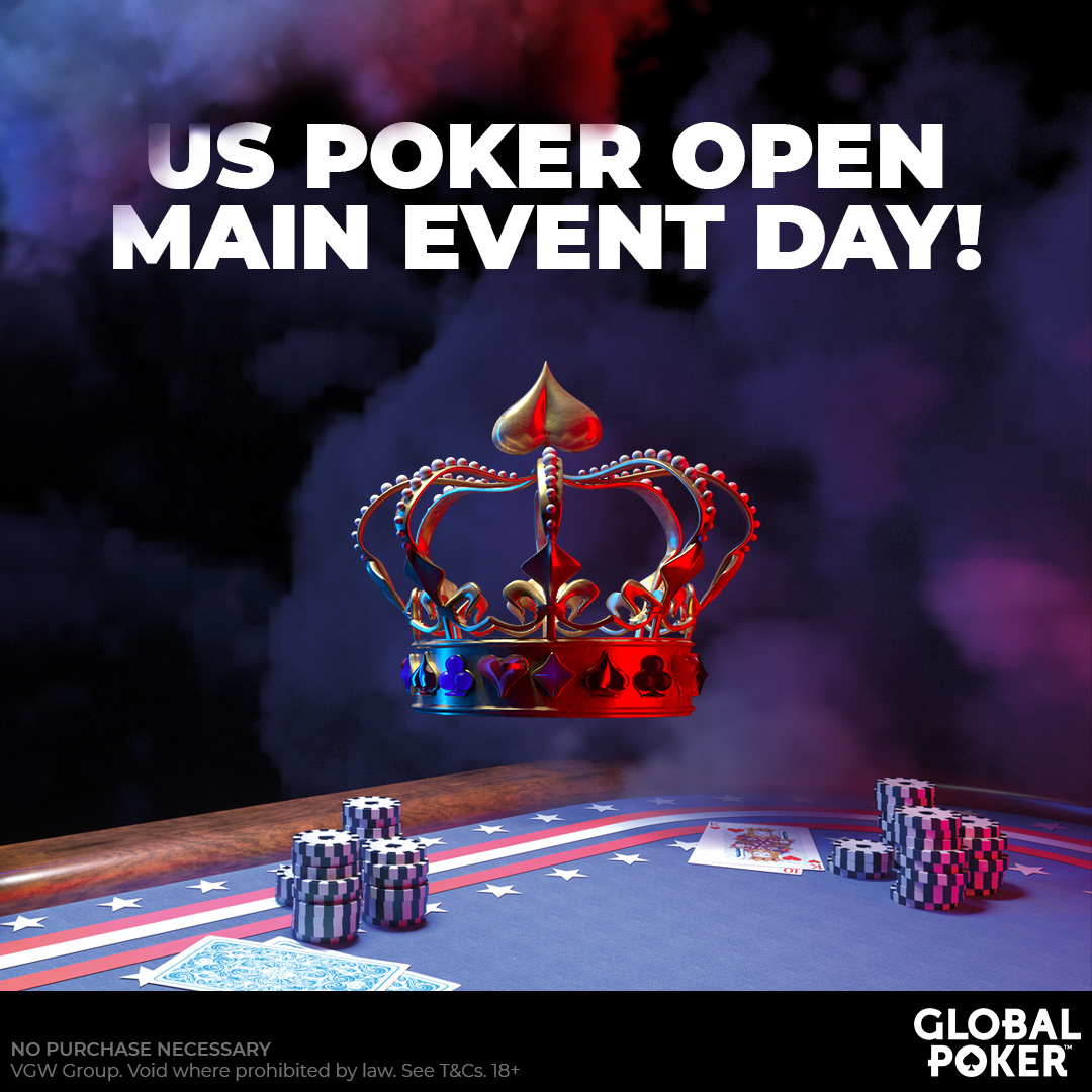 FIVE lucky followers will receive GC99K + SC99 US POKER OPEN Main Event entries EACH! Just LIKE, RETWEET, &amp; COMMENT your #GLOBALPOKER username below. 👑🏆

FIVE more winners will be drawn if this gets 3⃣0⃣0⃣ RTs by 12:01 AM ET tomorrow, 9/4. NO PURCHASE NECESSARY.