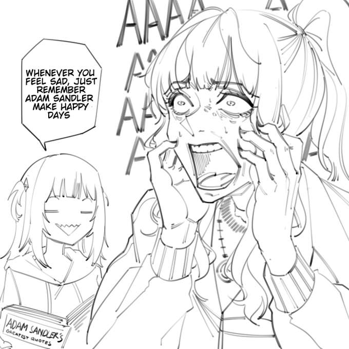 the adam sandler incident #callillust #gawrt 