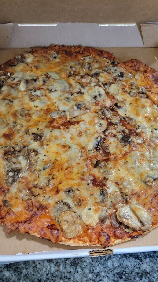 veg_out_recipes's tweet photo. Only a few moments into seeing my family went by before I suggested @imospizza for dinner. Give me all the provel!

Pairs well with @DCSuperPets, as suggested by one nephew.

#TheSquareBeyondCompare #VegOut #ImosPizza #STLPizza https://t.co/I3q1TMSHHh