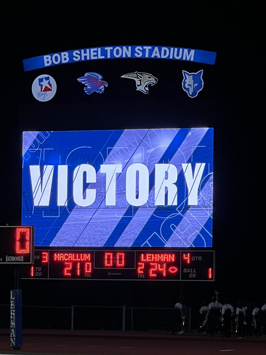 Boom!  <a href="/LehmanLobosFB/">Lehman Lobos Football</a> 2-0.  @simonathletics1 <a href="/chapa_athletics/">Chapa Athletics</a> <a href="/HaysCISD/">Hays CISD</a> #KyleTX #LoboUP