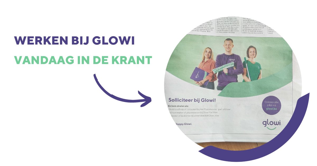 Heb jij ons vandaag in de krant gespot? 👀

Deel jouw foto wanneer jij de krant leest! 📰

#shinyhappyglowi