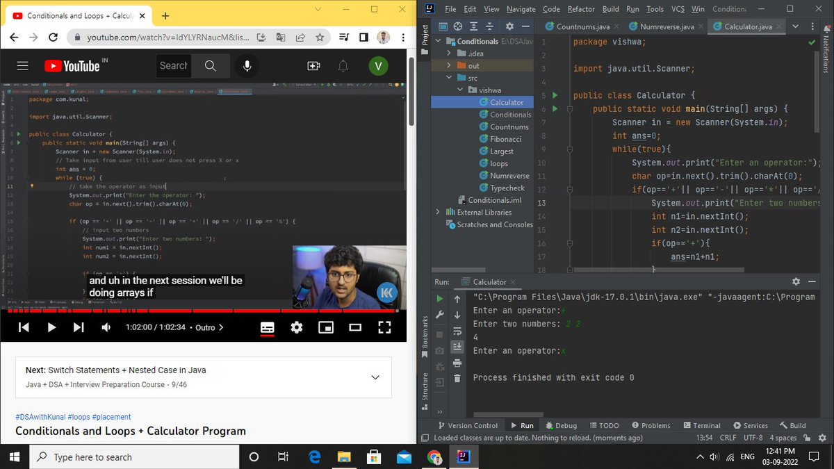 Vishwask_22's tweet image. Hey Guys! Am completed lec-5 in #DSAJava from #Bootcamp of @kunalstwt . Solved 6 #Java problems using  #IntelliJIdea. Very much excited to start next lectures.
#Happylearning #LearningInPublic #DsaWithKunal #Dsa #Java #Kunalkushwaha #Communityclassroom
Consistency Is The Key.