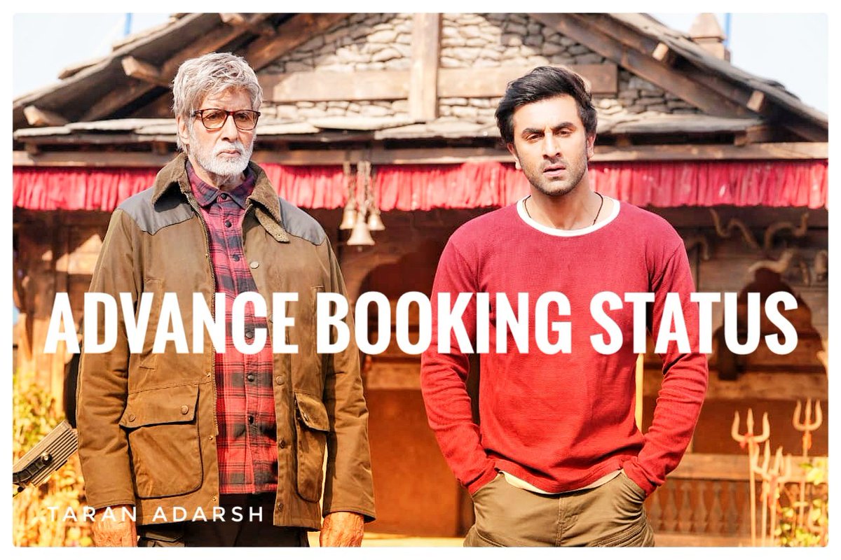 taran_adarsh's tweet photo. 'BRAHMĀSTRA': ADVANCE BOOKING STATUS... Finally, some relief for the industry... Received #Brahmāstra *day-wise data* [advance booking] of *a leading multiplex chain*... Observations...
⭐ Tickets sold: 11,558 [veryyy positive start, since advance opened at select locations only] https://t.co/UW83RpmofZ