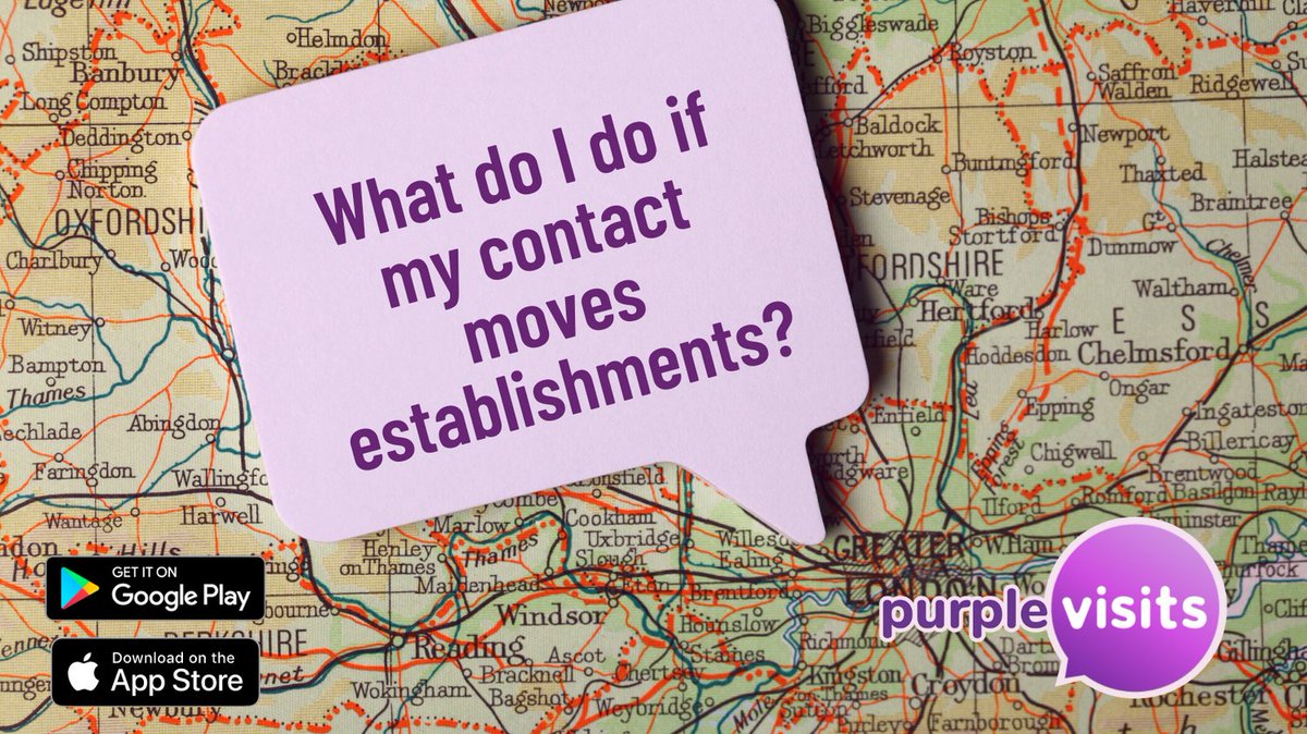 If your contact moves sites, you will need to edit their details via your Purple Visits app. Just go to 'contacts', tap 'update contact' and edit the information. Any calls book at their old establishment will be cancelled, so you will need to rebook at their new establishment.