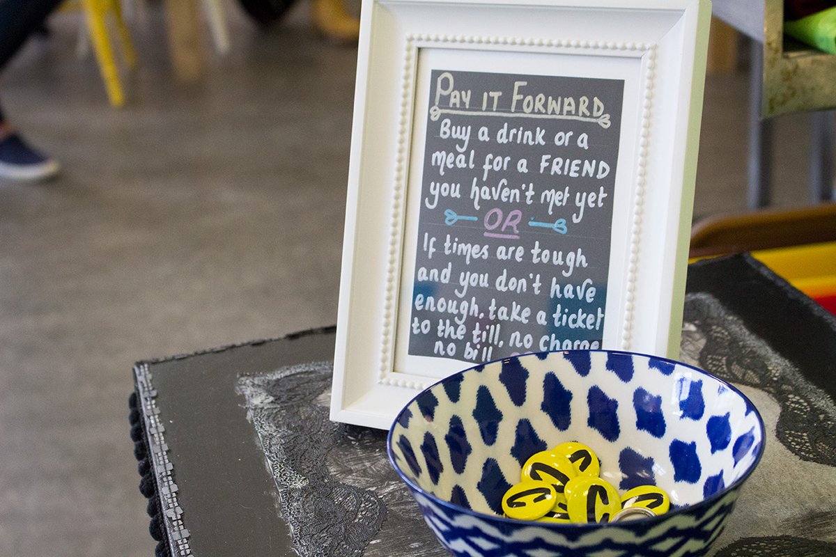 Isn't it great when businesses, and people, are kind? Not to get anything back, but just because they can be. 

This weekend - how will you pay it forward? 

#Cooltobekind