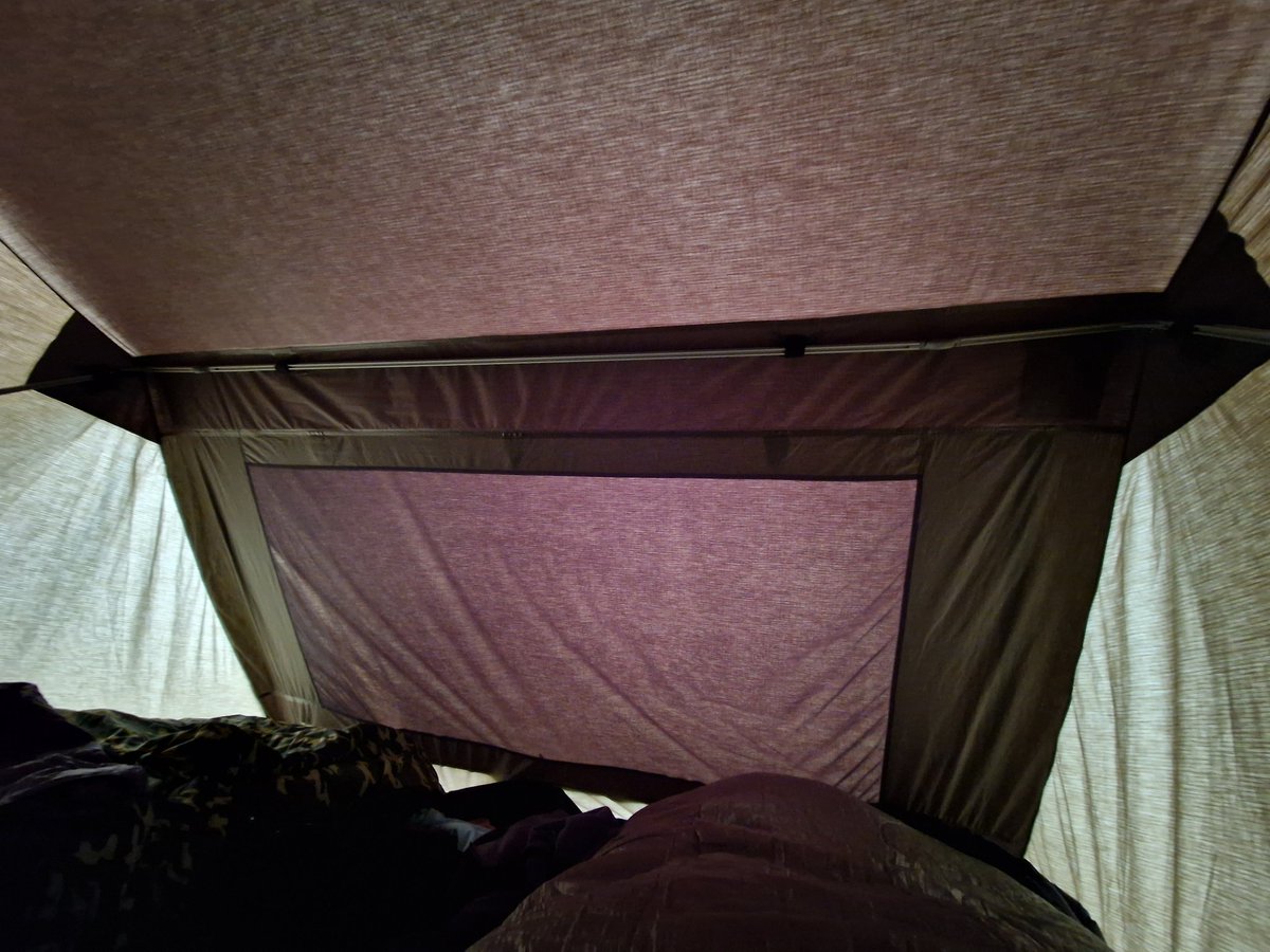 Saracen77's tweet photo. ...and, I'm back in a tent again.

I'm too old for this. https://t.co/WbNPlDYK9j