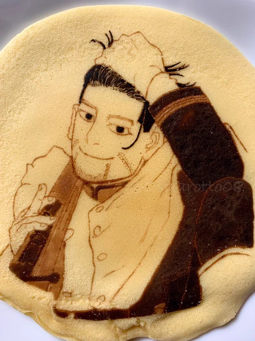 パンケーキアート #独学でこれは上手いと思ったらRT 