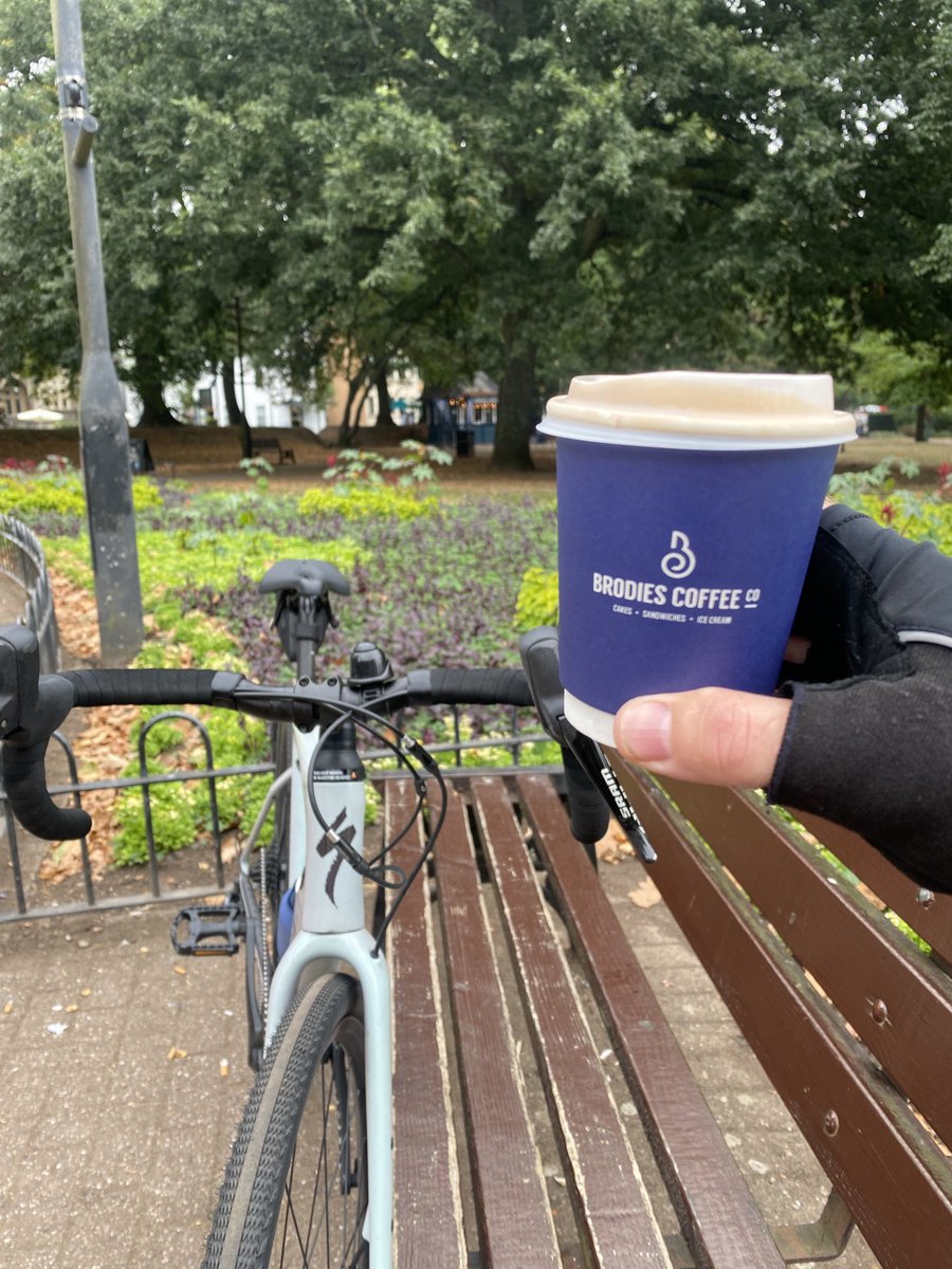 Tim122Grey's tweet image. It’s the weekend 😬That definitely calls for a cycle and coffee to start the day .