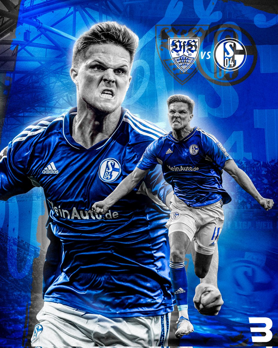 Was denkt ihr wie geht das Spiel heute aus?
#S04 #VfBS04 #Graphicdesign