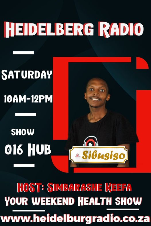 HeidelbergRadio's tweet photo. [ON AIR] #016hub 10:00 - 12:00 with @MlangPeter 

Good Morning
How are you this morning?

#firstsaturdayofthemonth #healthyliving https://t.co/Np9qxNoZ0Y