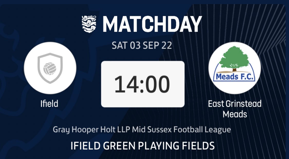 The wait is over! We are back in <a href="/midsussexleague/">Official Mid Sussex Football League ⚽️</a> action vs Ifield!